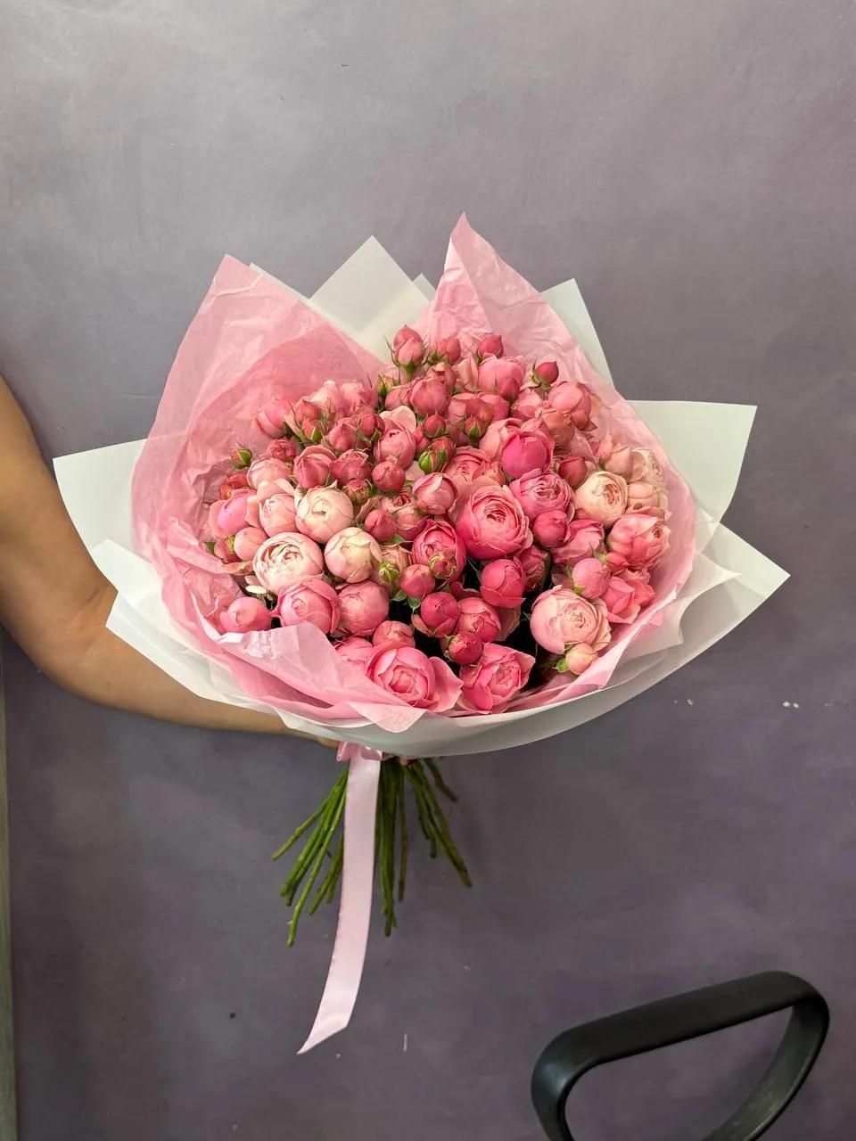 Букет пионовидных роз (Silva Pink) | ծաղիկներ, ծաղկեպսակներ, բույսեր Երևան