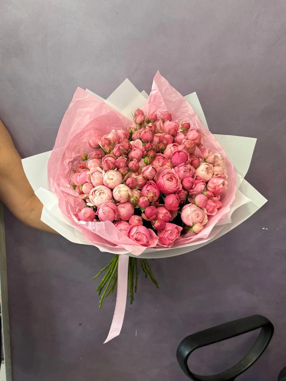 Букет пионовидных роз (Silva Pink) | ծաղիկներ, ծաղկեպսակներ, բույսեր Երևան