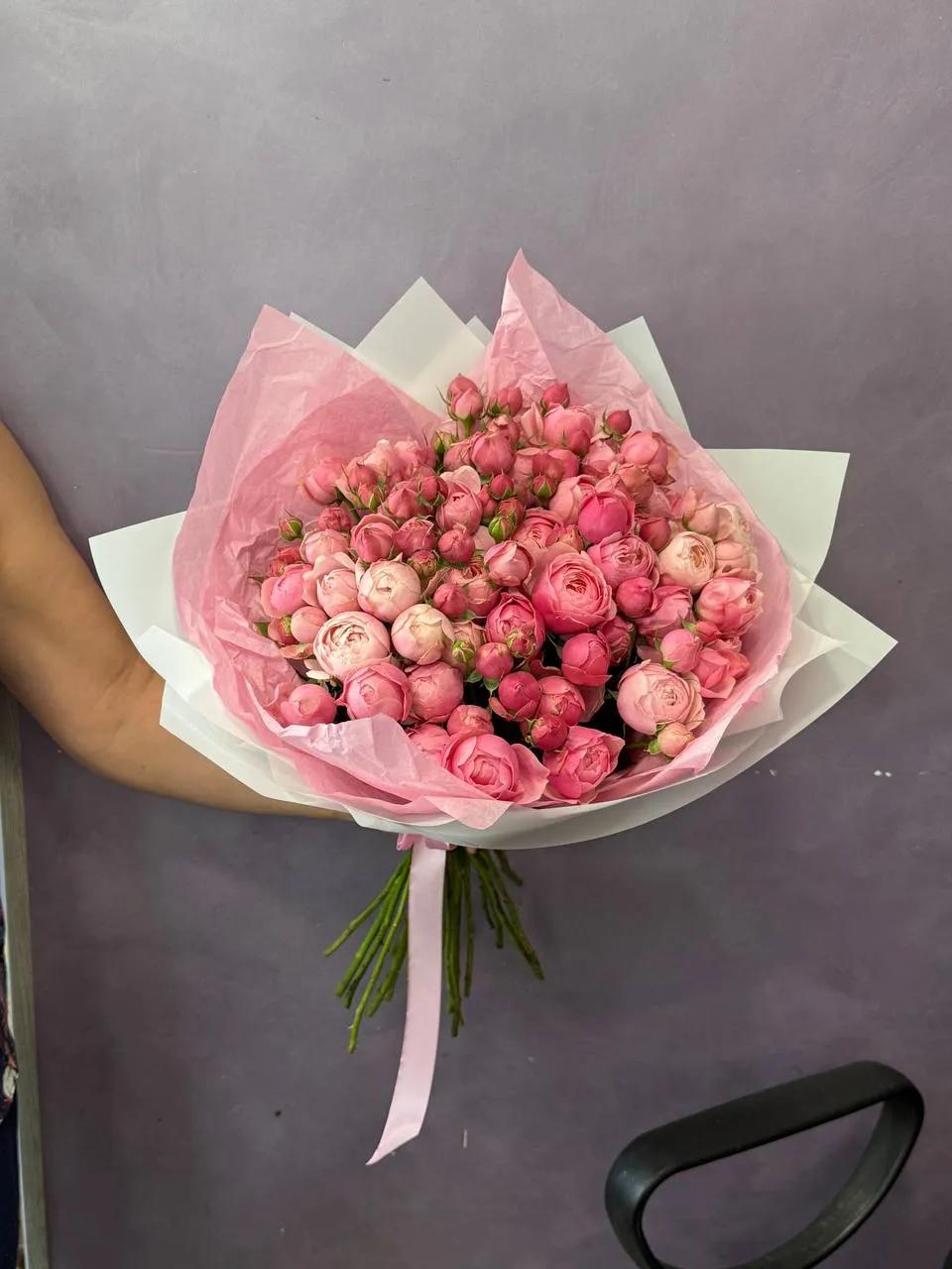 Букет пионовидных роз (Silva Pink) | ծաղիկներ, ծաղկեպսակներ, բույսեր Երևան