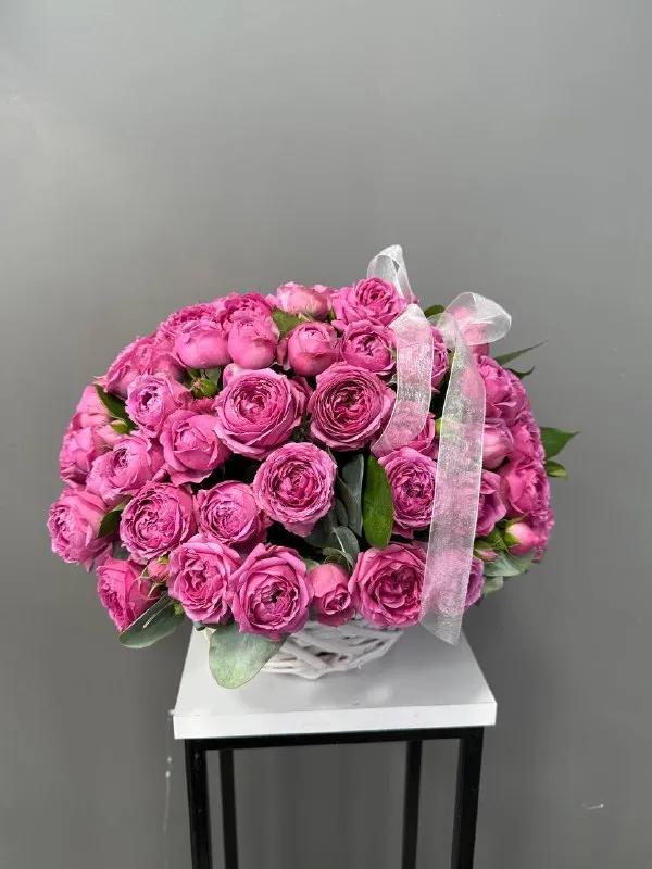 Peonies in a basket | ծաղիկներ, ծաղկեպսակներ, բույսեր Երևան