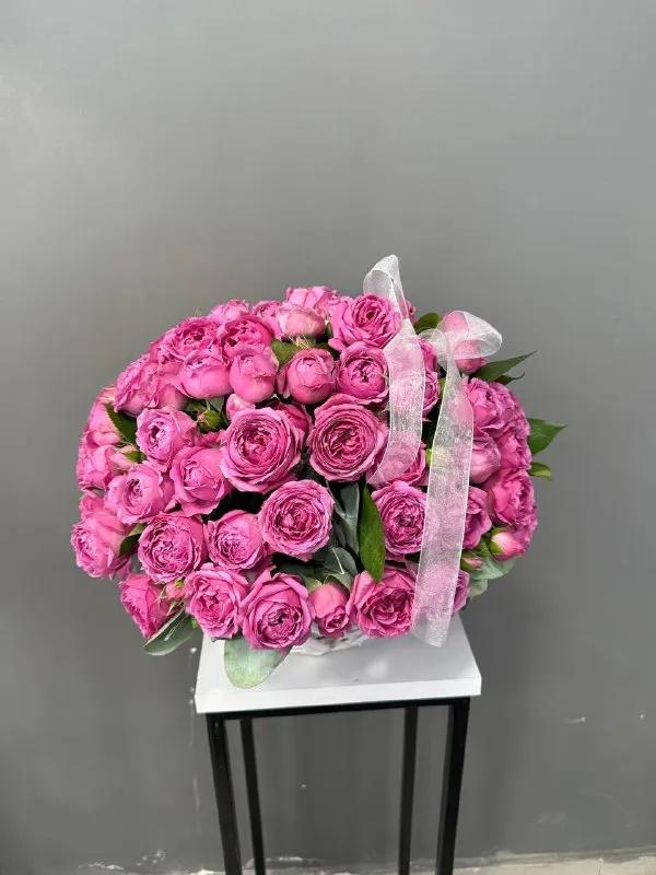 Peonies in a basket | ծաղիկներ, ծաղկեպսակներ, բույսեր Երևան