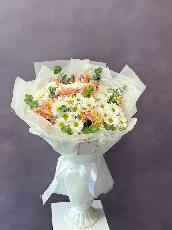 Bouquet of chrysanthemum and alstroemeria | ծաղիկներ, ծաղկեպսակներ, բույսեր Երևան