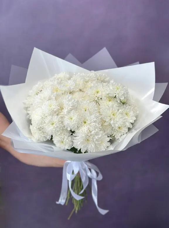 Bouquet: white chrysanthemum | ծաղիկներ, ծաղկեպսակներ, բույսեր Երևան