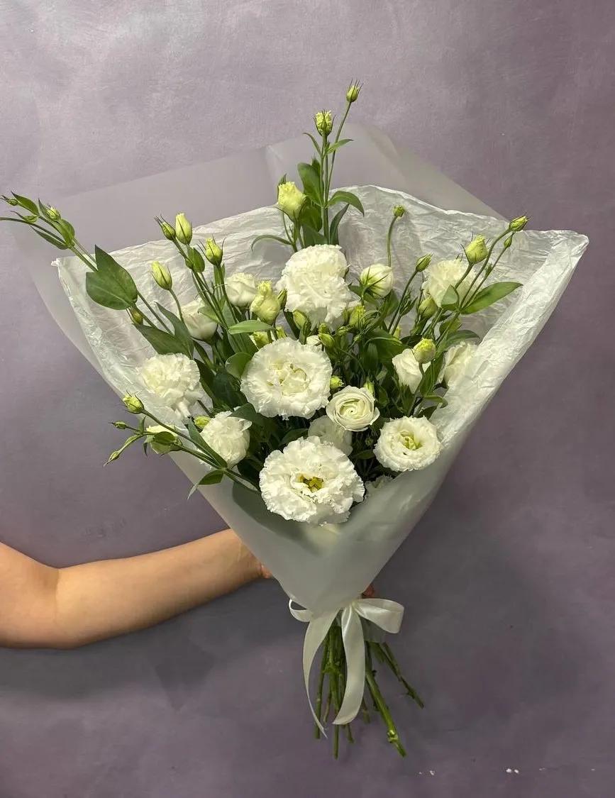 Lisianthus and roses in one bouquet | ծաղիկներ, ծաղկեպսակներ, բույսեր Երևան