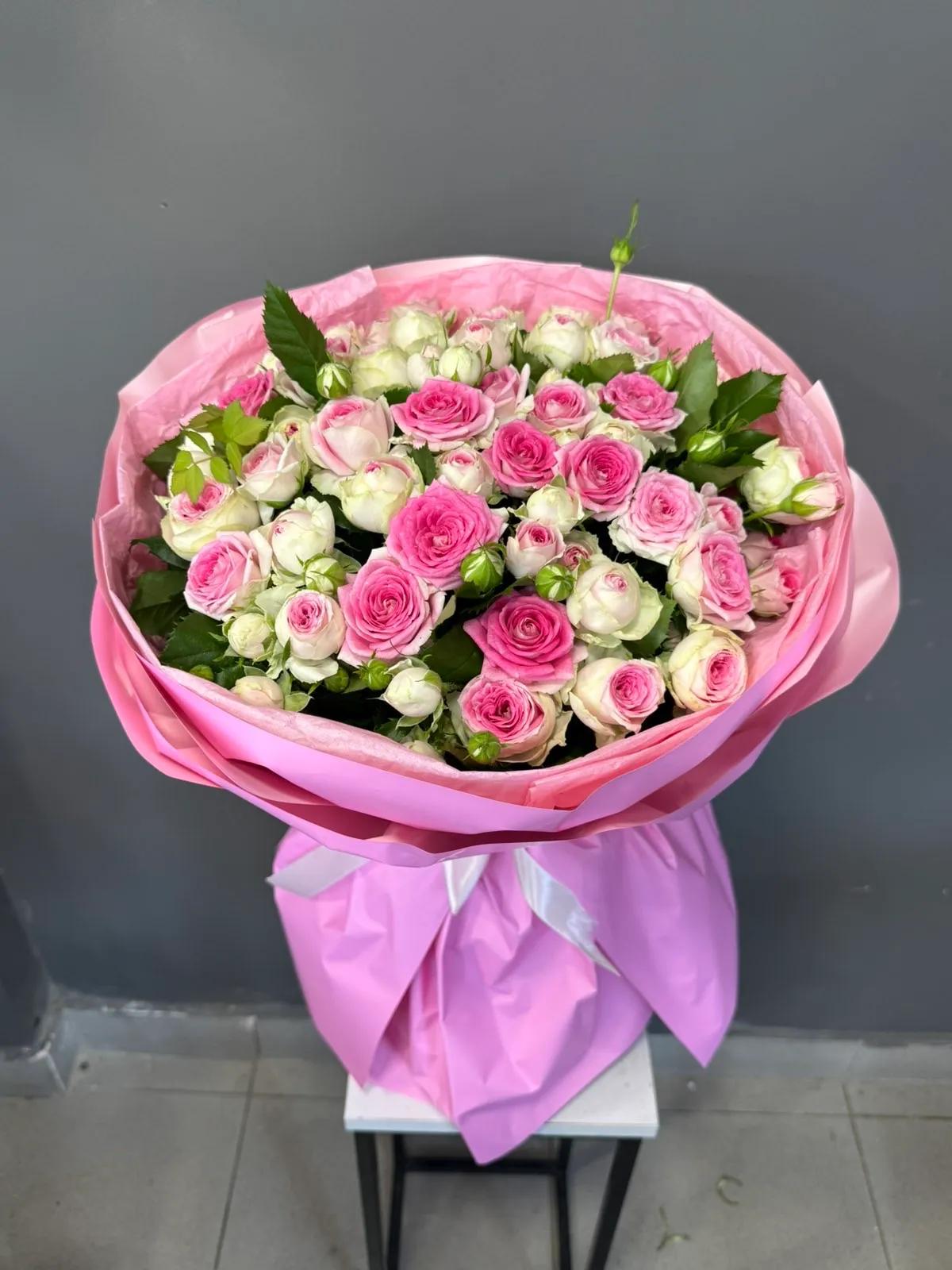 A bouquet of peony-like roses | ծաղիկներ, ծաղկեպսակներ, բույսեր Երևան