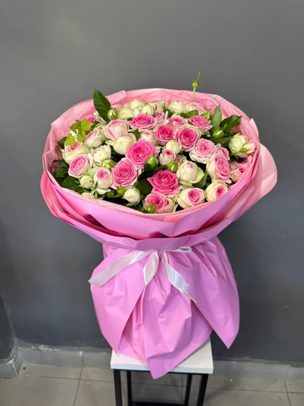 A bouquet of peony-like roses | ծաղիկներ, ծաղկեպսակներ, բույսեր Երևան