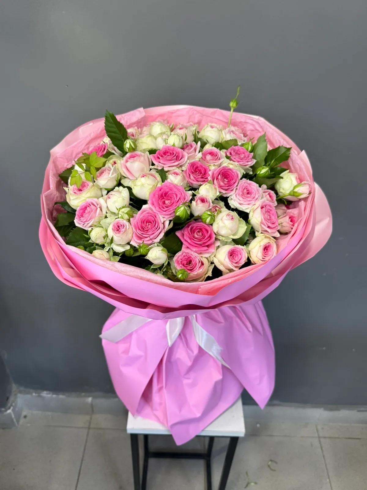 A bouquet of peony-like roses | ծաղիկներ, ծաղկեպսակներ, բույսեր Երևան
