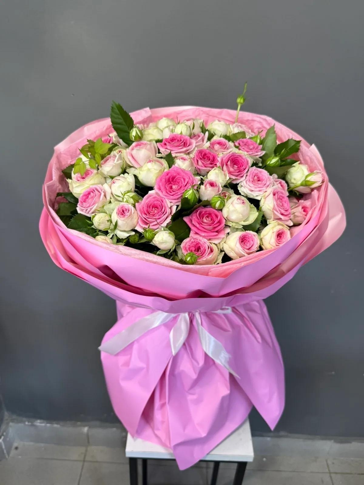 A bouquet of peony-like roses | ծաղիկներ, ծաղկեպսակներ, բույսեր Երևան