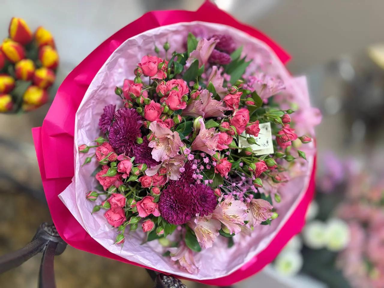 Pink bouquet | ծաղիկներ, ծաղկեպսակներ, բույսեր Երևան