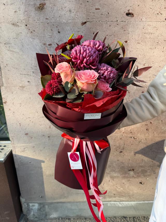 Bordeaux bunch | ծաղիկներ, ծաղկեպսակներ, բույսեր - առաքում Երևան