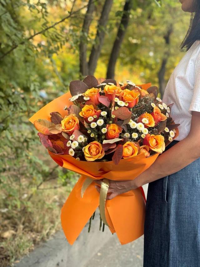 Orange bunch | ծաղիկներ, ծաղկեպսակներ, բույսեր - առաքում Երևան