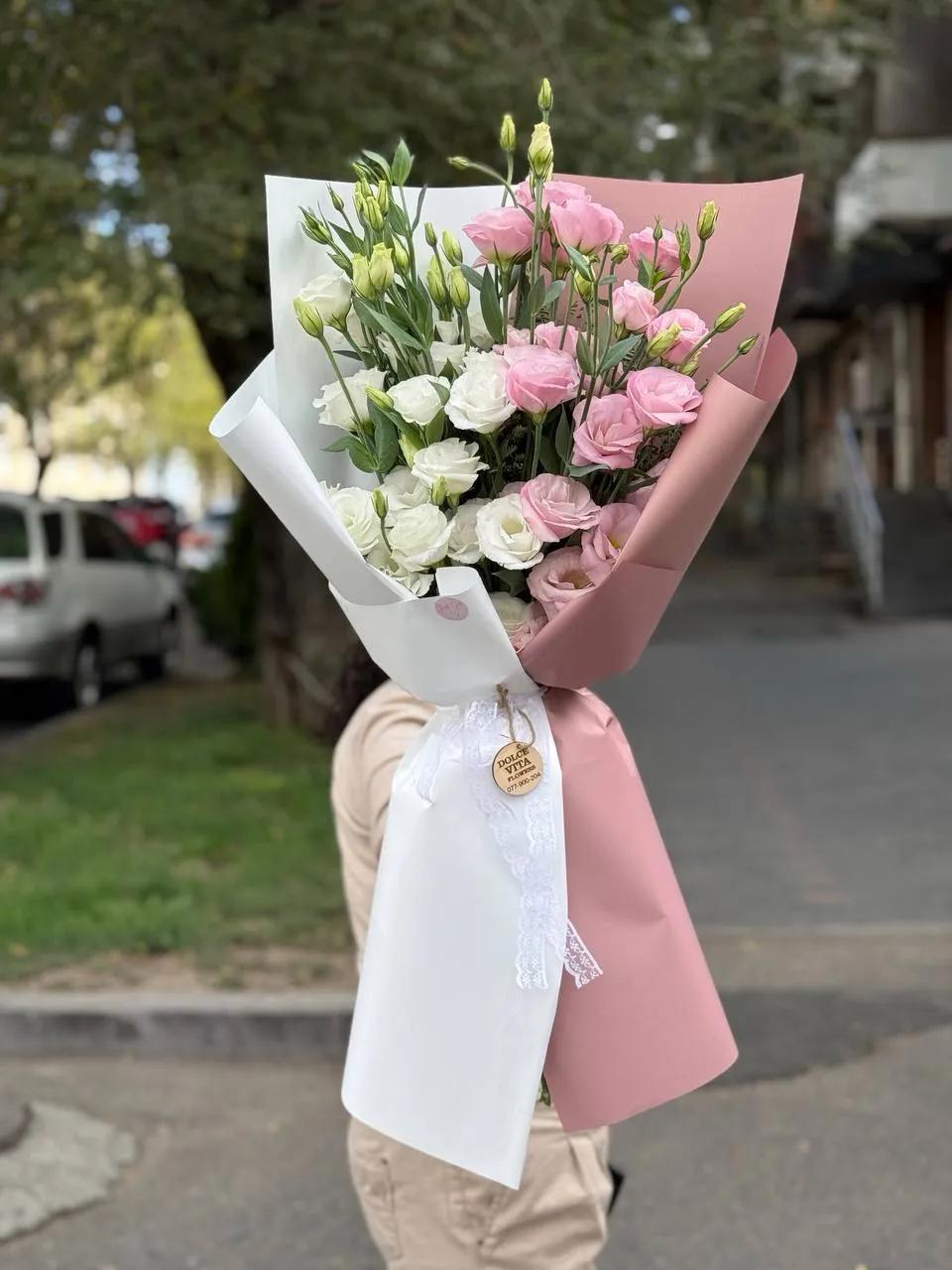 White and pink bouquet | ծաղիկներ, ծաղկեպսակներ, բույսեր Երևան