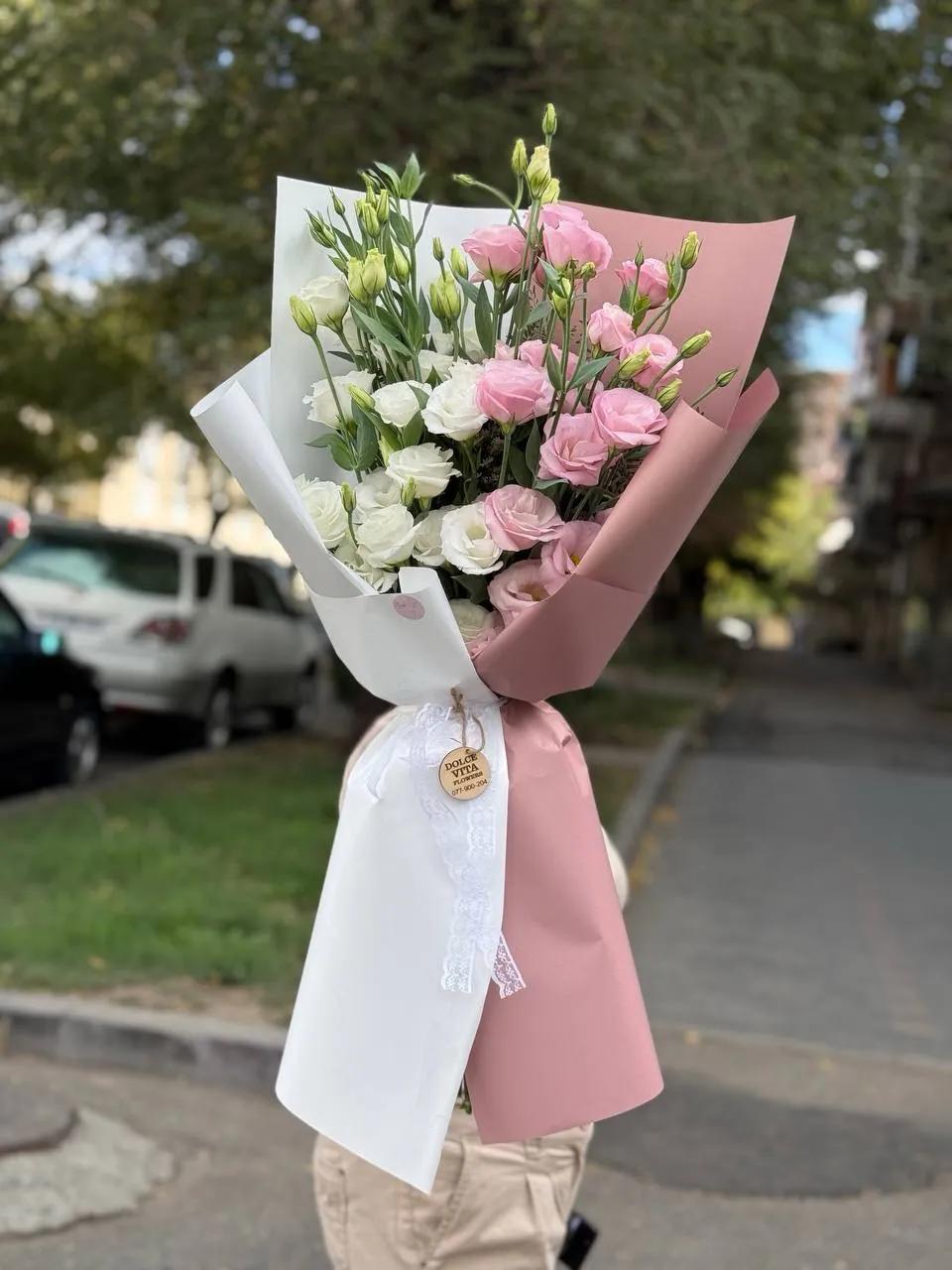 White and pink bouquet | ծաղիկներ, ծաղկեպսակներ, բույսեր Երևան