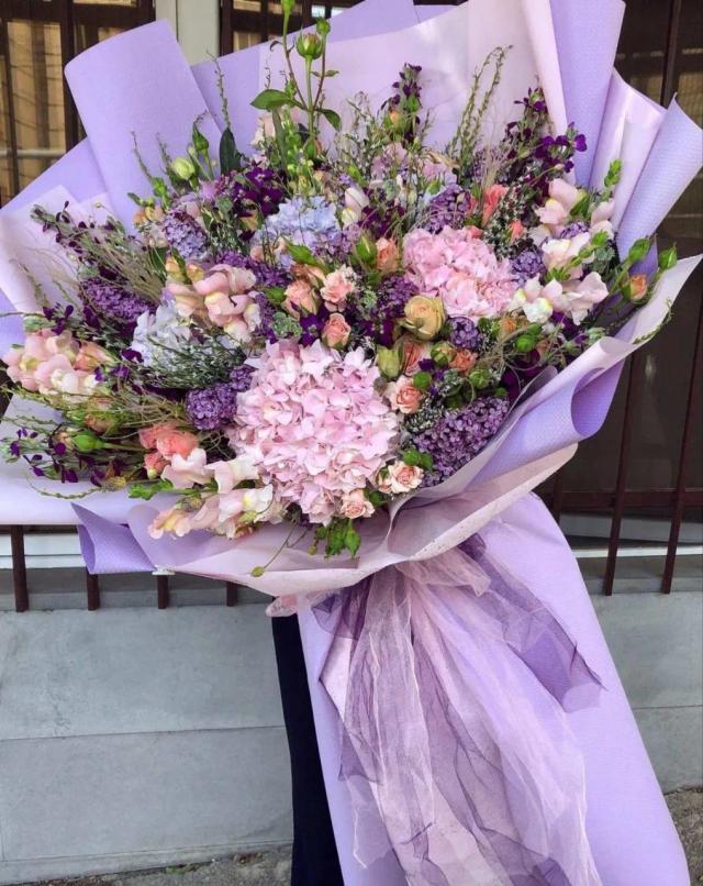 Purple bunch | ծաղիկներ, ծաղկեպսակներ, բույսեր - առաքում Երևան