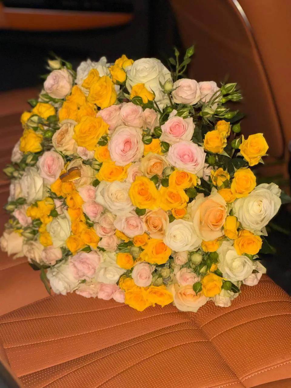 Colorful bouquet roses | ծաղիկներ, ծաղկեպսակներ, բույսեր Երևան