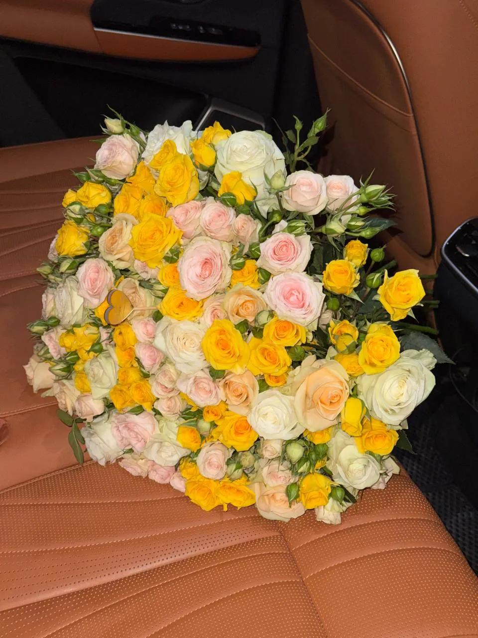 Colorful bouquet roses | ծաղիկներ, ծաղկեպսակներ, բույսեր Երևան